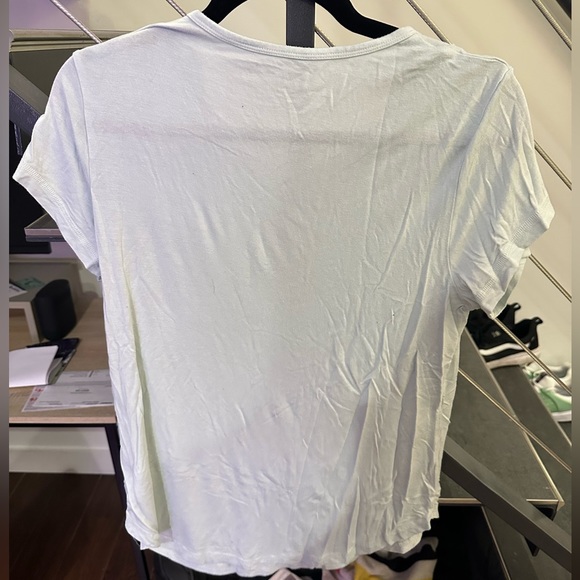 Abercrombie Light Blue Soft Drapey Shirt Size M - Picture 2 of 4